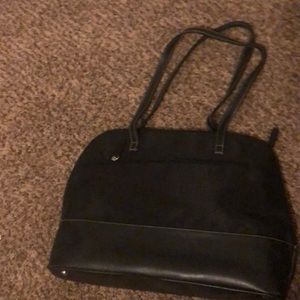 Black laptop bag